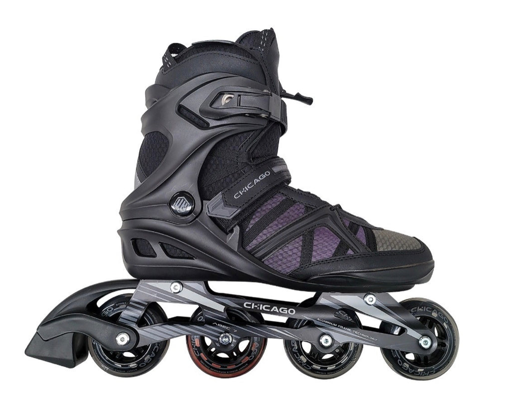 Patines Fitness Chicago Profesionales Negros